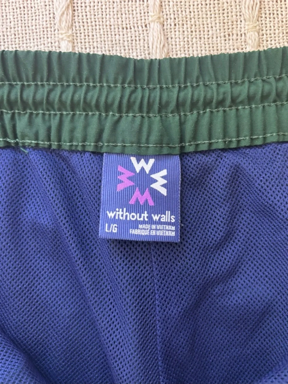 Without Walls Trail Pants Mens Size L Green Gorpcore Hiking Outdoor Zip Ankle